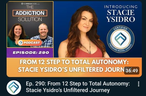 Solution to Addiction Podcast interviews Stacie Ysidro YT cover